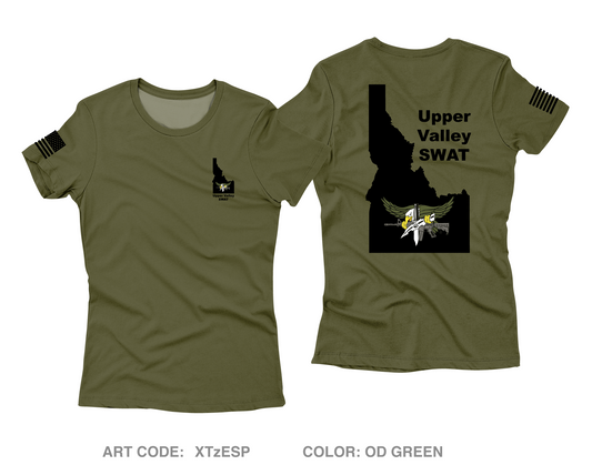 Upper Valley SWAT Team Core Women's SS Performance Tee - XTzESP