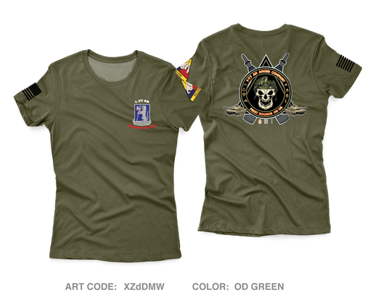 Anger Co, 1-77 AR - Unit Gear Core Women's SS Performance Tee - XZdDMW