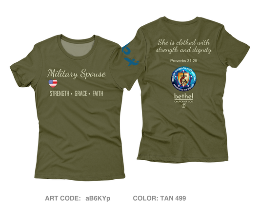 Bethel CoG Lighthouse Store Fundraising Collection Core Women's SS Performance Tee - aB6KYp