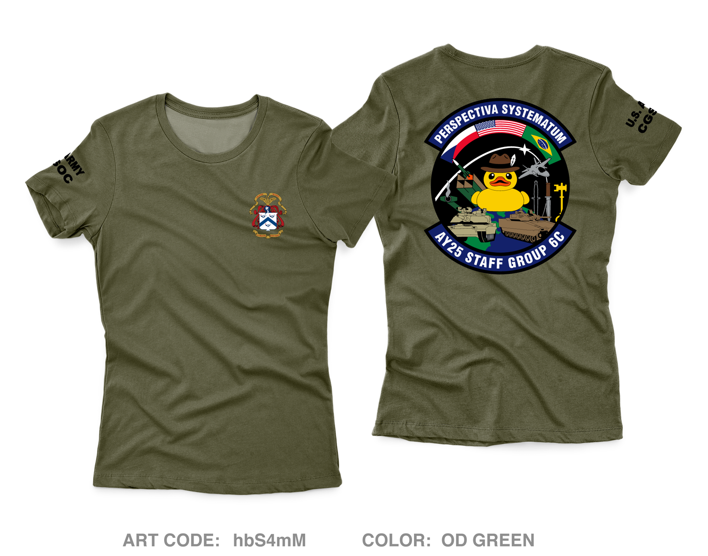 CGSOC AY25 Staff Group 6C Core Women's SS Performance Tee - hbS4mM