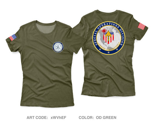 SOD Core Women's SS Performance Tee - xWVhEF