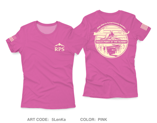 Rally Point at the Summit Fundraising Collection Core Women's SS Performance Tee - 5LenKa