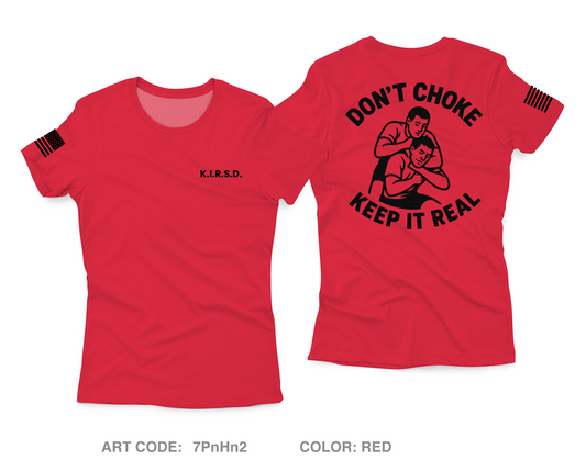 Keep It Real Self Defense Core Women's SS Performance Tee - 7PnHn2
