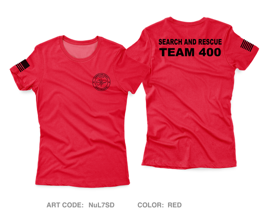 CUMBERLAND COUNTY SEARCH AND RESCUE Core Women's SS Performance Tee - NuL7SD