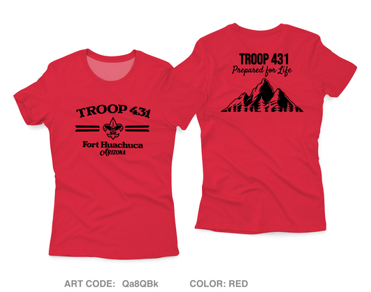 Troop 431 Core Women's SS Performance Tee - Qa8QBk