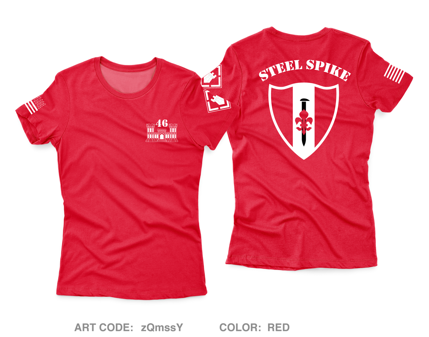 46th Engineers Core Women's SS Performance Tee - zQmssY