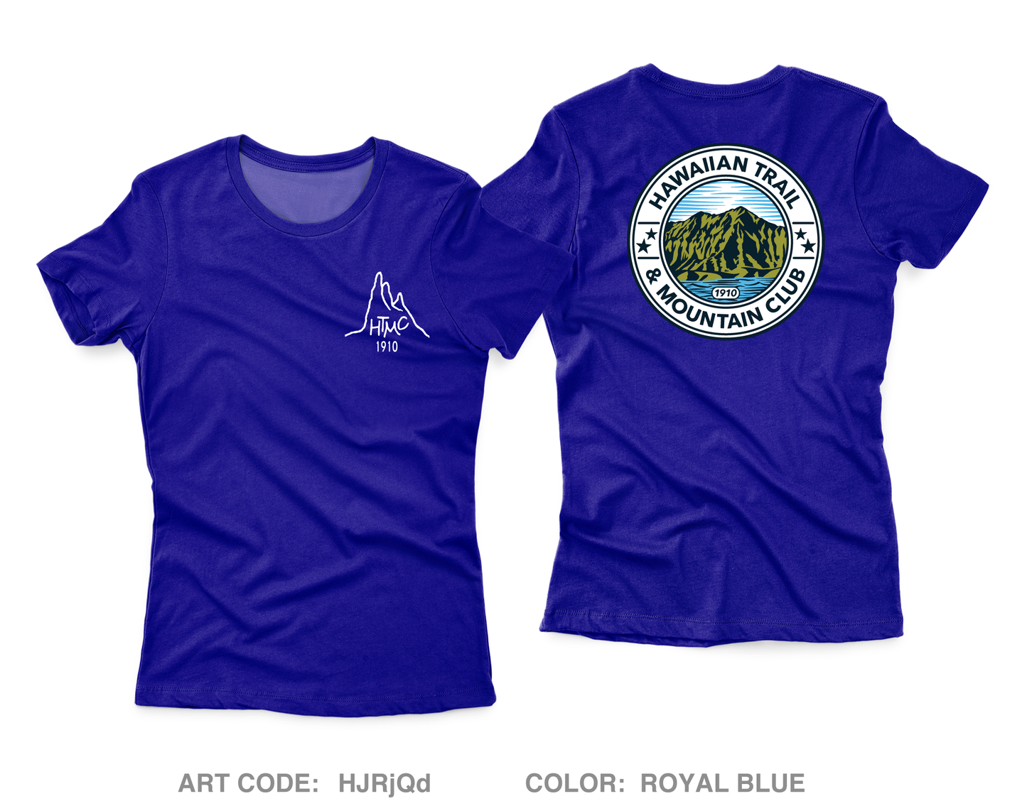 Hawaiian Trail and Mountain Club (HTMC) Core Women's SS Performance Tee - HJRjQd