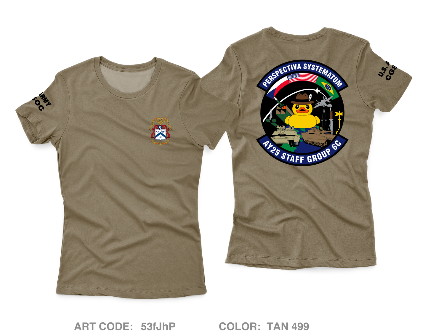 CGSOC AY25 Staff Group 6C Core Women's SS Performance Tee - 53fJhP