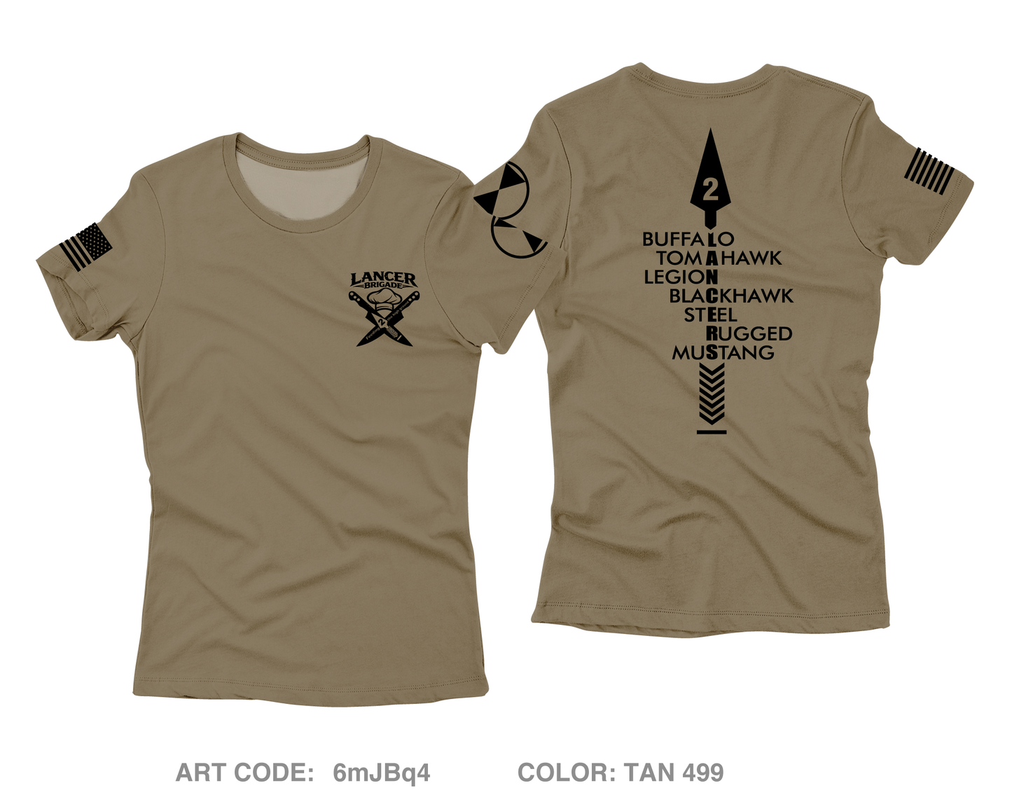 Lancer BDE Core Women's SS Performance Tee - 6mJBq4
