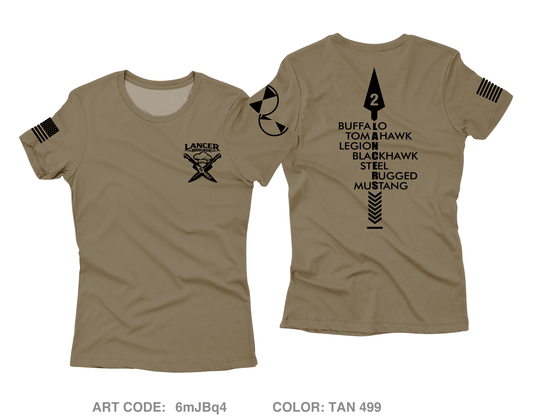 Lancer BDE Core Women's SS Performance Tee - 6mJBq4