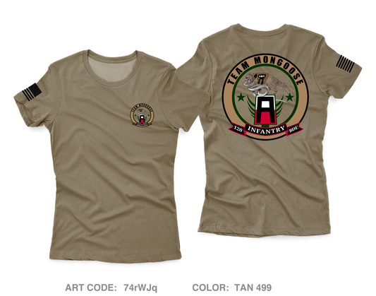 EDT2, 120th IN BDE, FIRST ARMY DIV W Core Women's SS Performance Tee - 74rWJq