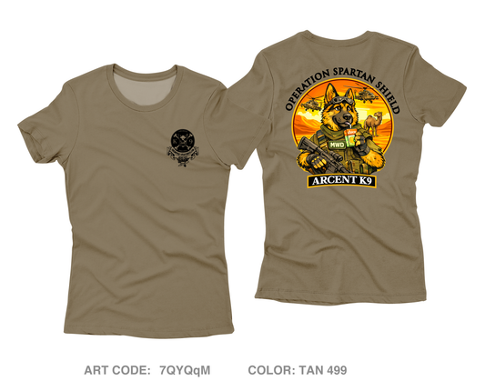 ARCENT K9 Core Women's SS Performance Tee - 7QYQqM