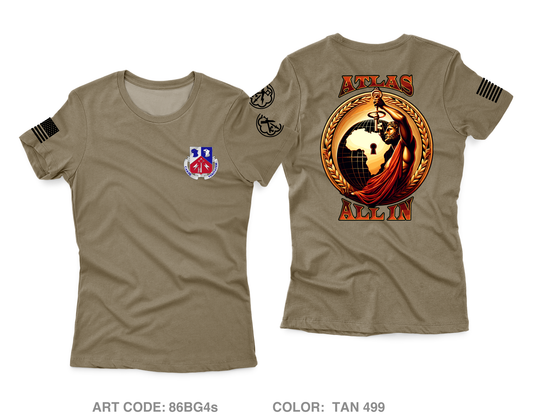 A DET, 307th MI BN, 207th MIB Core Women's SS Performance Tee - 86BG4s