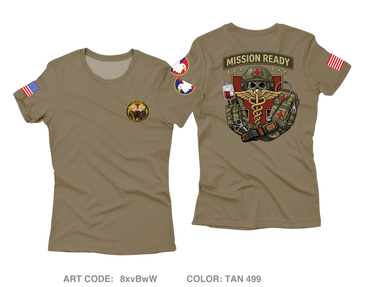 Army Reserve Medical Management Center Core Women's SS Performance Tee - 8xvBwW