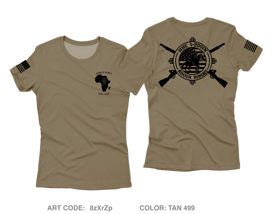 HHC, 1-200 Infantry Core Women's SS Performance Tee - 8zXrZp