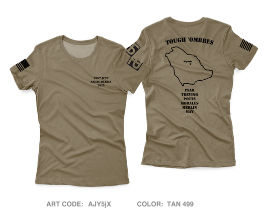 495th ICTC Core Women's SS Performance Tee - AJY5jX