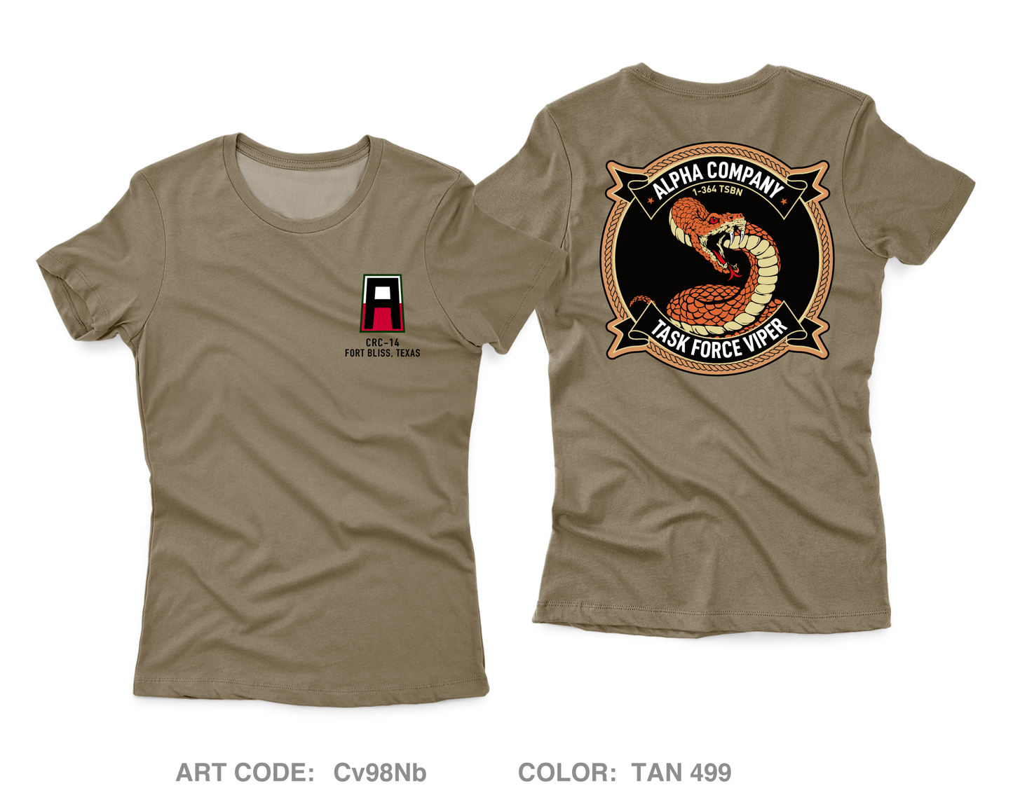 CRC Alpha Company Core Women's SS Performance Tee - Cv98Nb