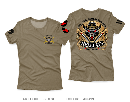 HHT/1-113 CAV Fundraising Collection Core Women's SS Performance Tee - JZCFSE