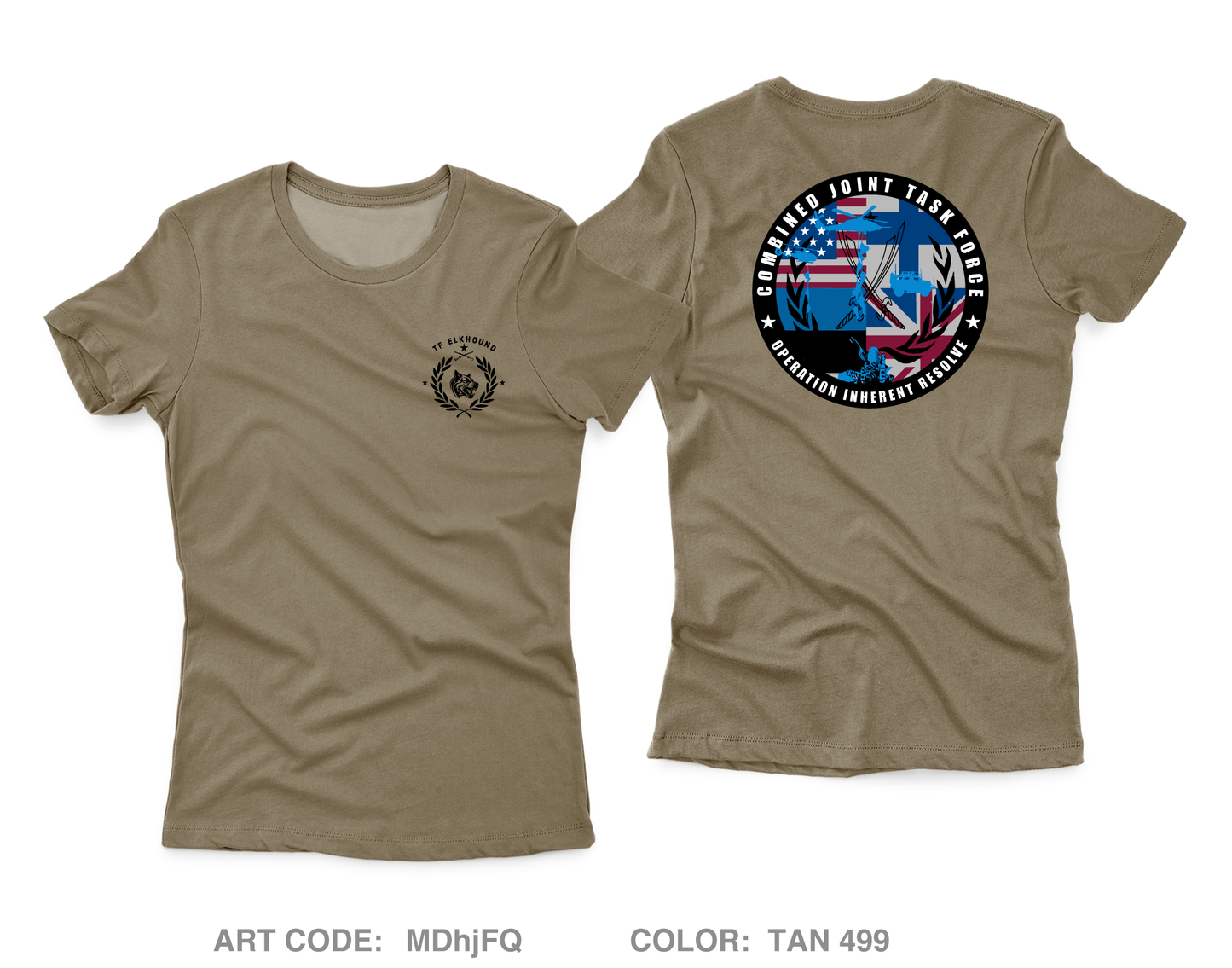 Task Force Elkhound Core Women's SS Performance Tee - MDhjFQ