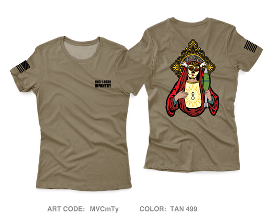 HHC 1-69TH INF Core Women's SS Performance Tee - MVCmTy
