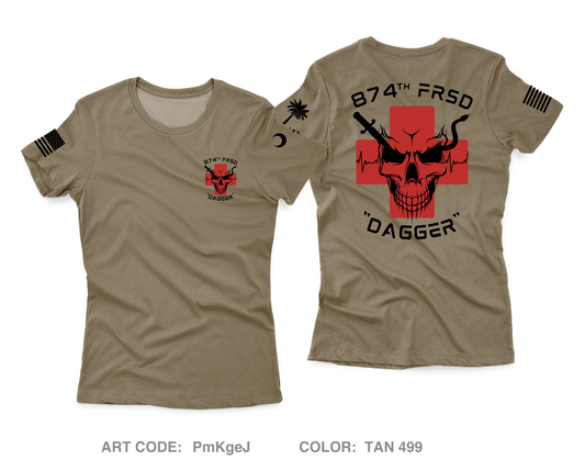 874th FRSD Core Women's SS Performance Tee - PmKgeJ