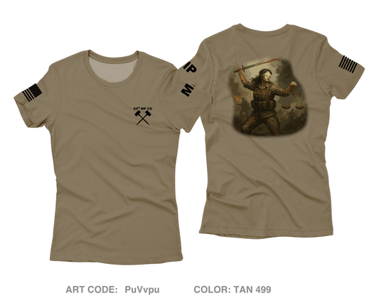 94th MP CO Core Women's SS Performance Tee - PuVvpu