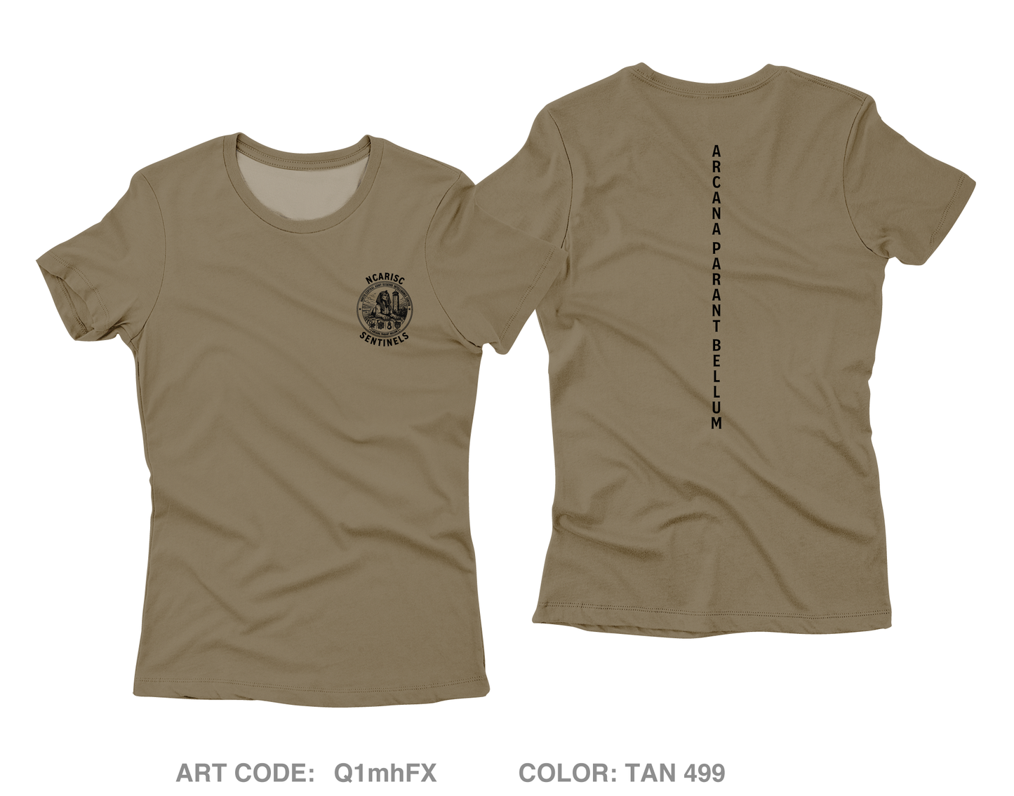 North Central Army Reserve Intelligence Support Center (NCARISC) Fundraising Collection Core Women's SS Performance Tee - Q1mhFX