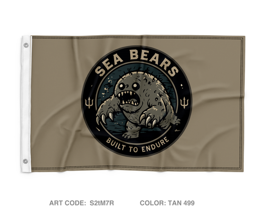 Sea Bears Wall Flag - S2tM7R