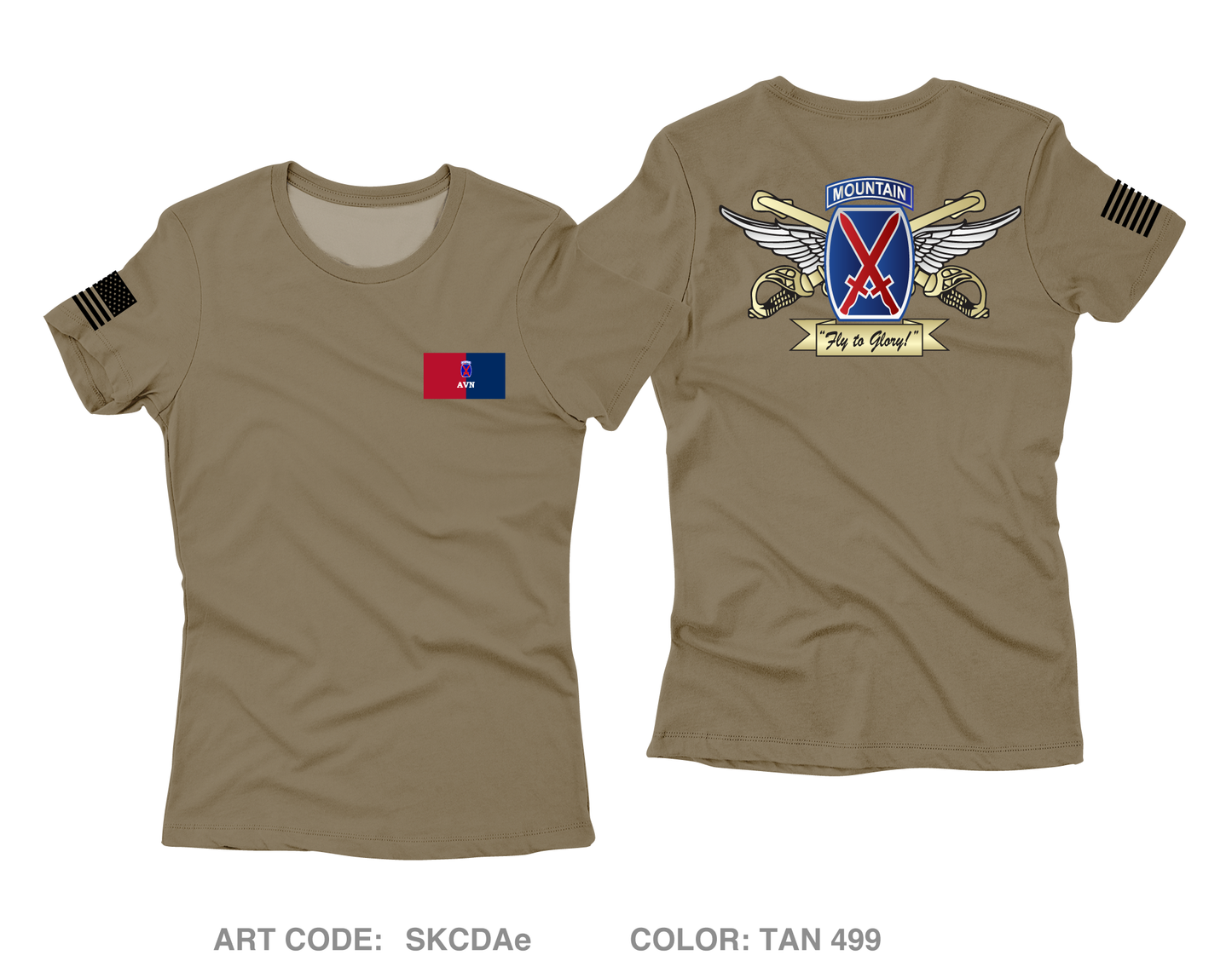 10th Combat Aviation Brigade Fundraising Collection Core Women's SS Performance Tee - SKCDAe