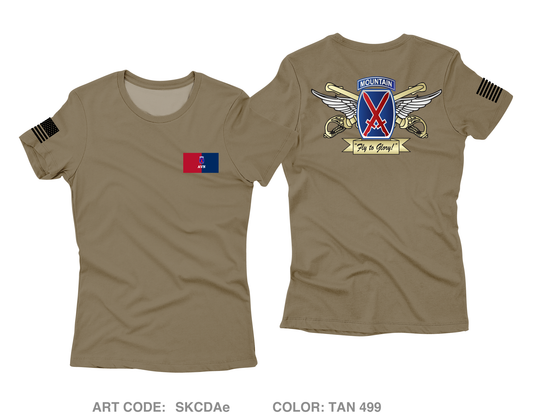 10th Combat Aviation Brigade Fundraising Collection Core Women's SS Performance Tee - SKCDAe