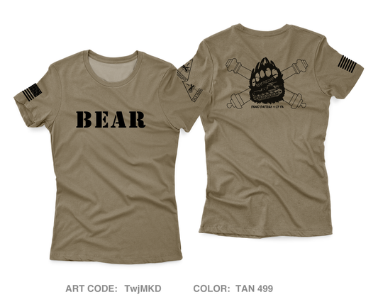 Bear BTRY 4-27 FA Core Women's SS Performance Tee - TwjMKD