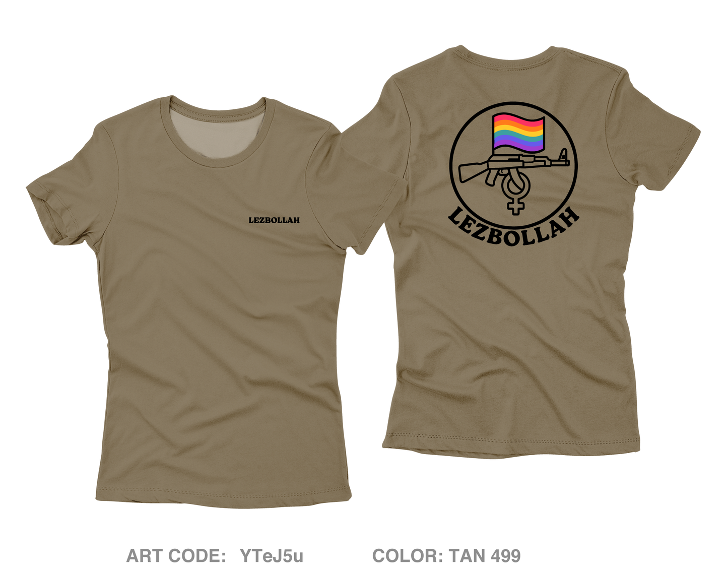 Lezbollah Fundraising Collection Core Women's SS Performance Tee - YTeJ5u