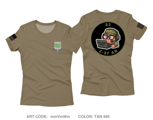 2-37AR Core Women's SS Performance Tee - mmVmWm