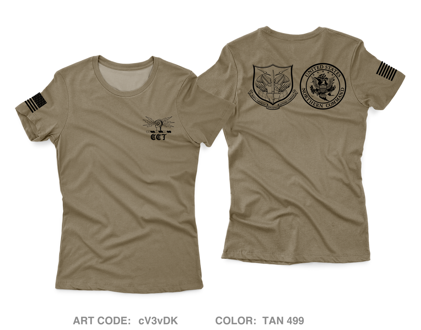 NORAD & USNORTHCOM - CCT Core Women's SS Performance Tee - Cv3vDK