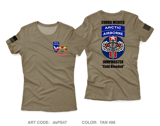 Cobra Medics 725 BSB Core Women's SS Performance Tee - dsPS47