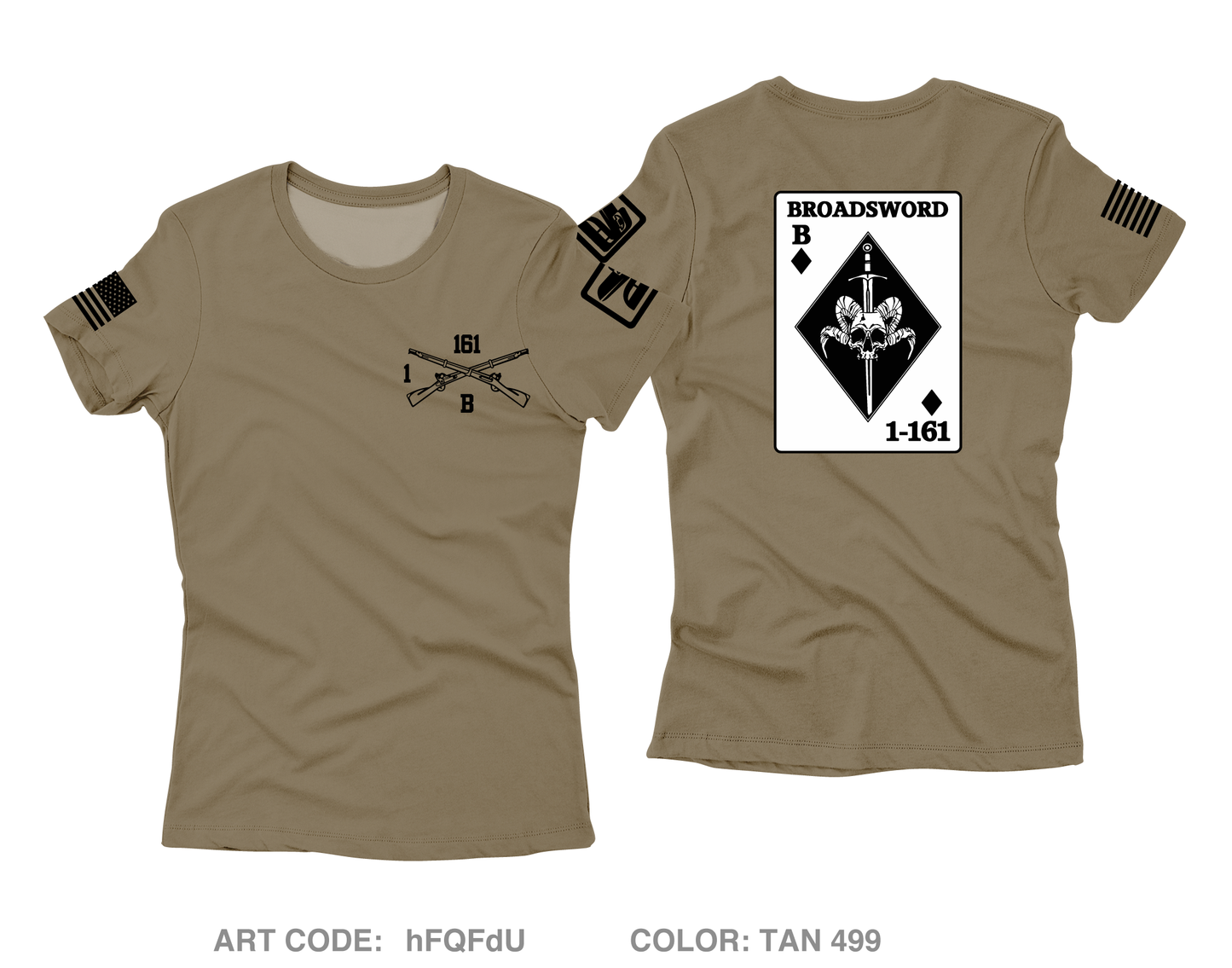 BOLD COMPANY, 1ST BN 161ST INFANTRY REGIMENT Core Women's SS Performance Tee - hFQFdU