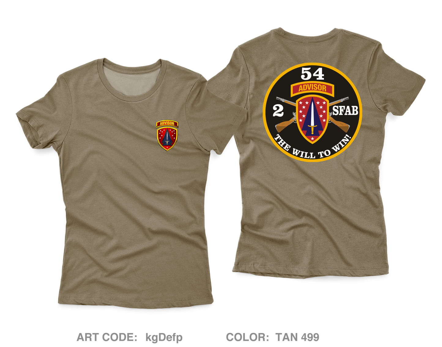 2-54 SFAB Fundarising Collection Core Women's SS Performance Tee - kgDefp