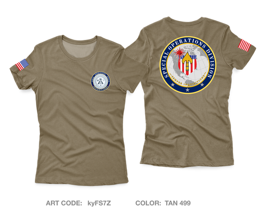 SOD Core Women's SS Performance Tee - kyFS7Z