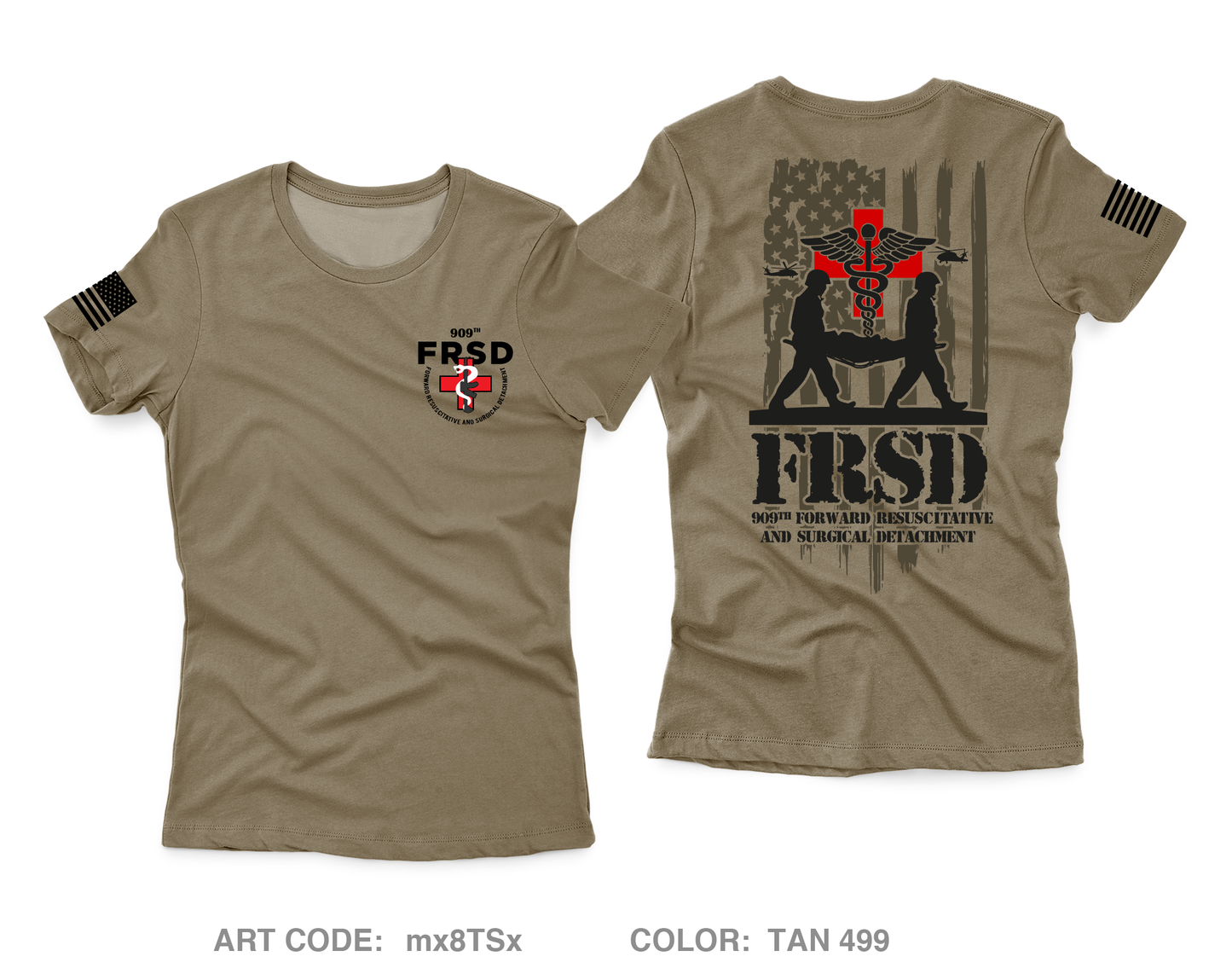 909th FRSD Core Women's SS Performance Tee - mx8TSx