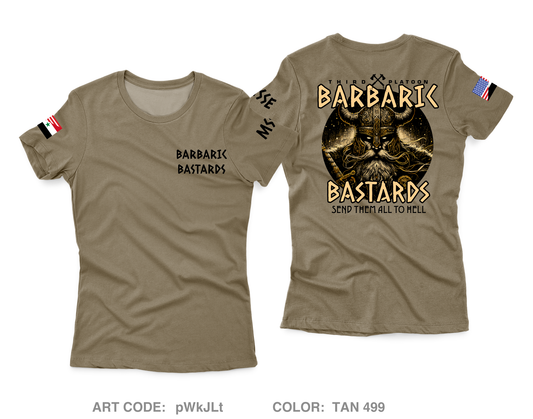 Bastards barbaric Core Women's SS Performance Tee - pWkJLt