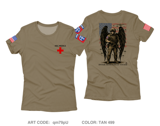 HSC 122 Medics Core Women's SS Performance Tee - qm79pU