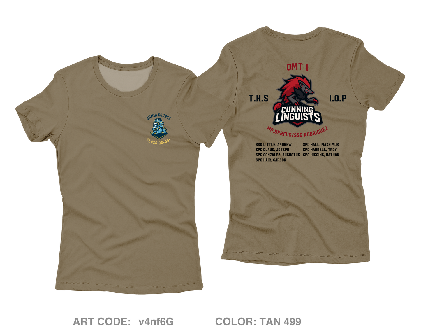 26-001 OMT 1 Core Women's SS Performance Tee - v4nf6G