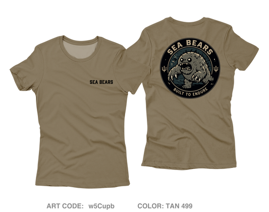 Sea Bears Core Women's SS Performance Tee - w5Cupb