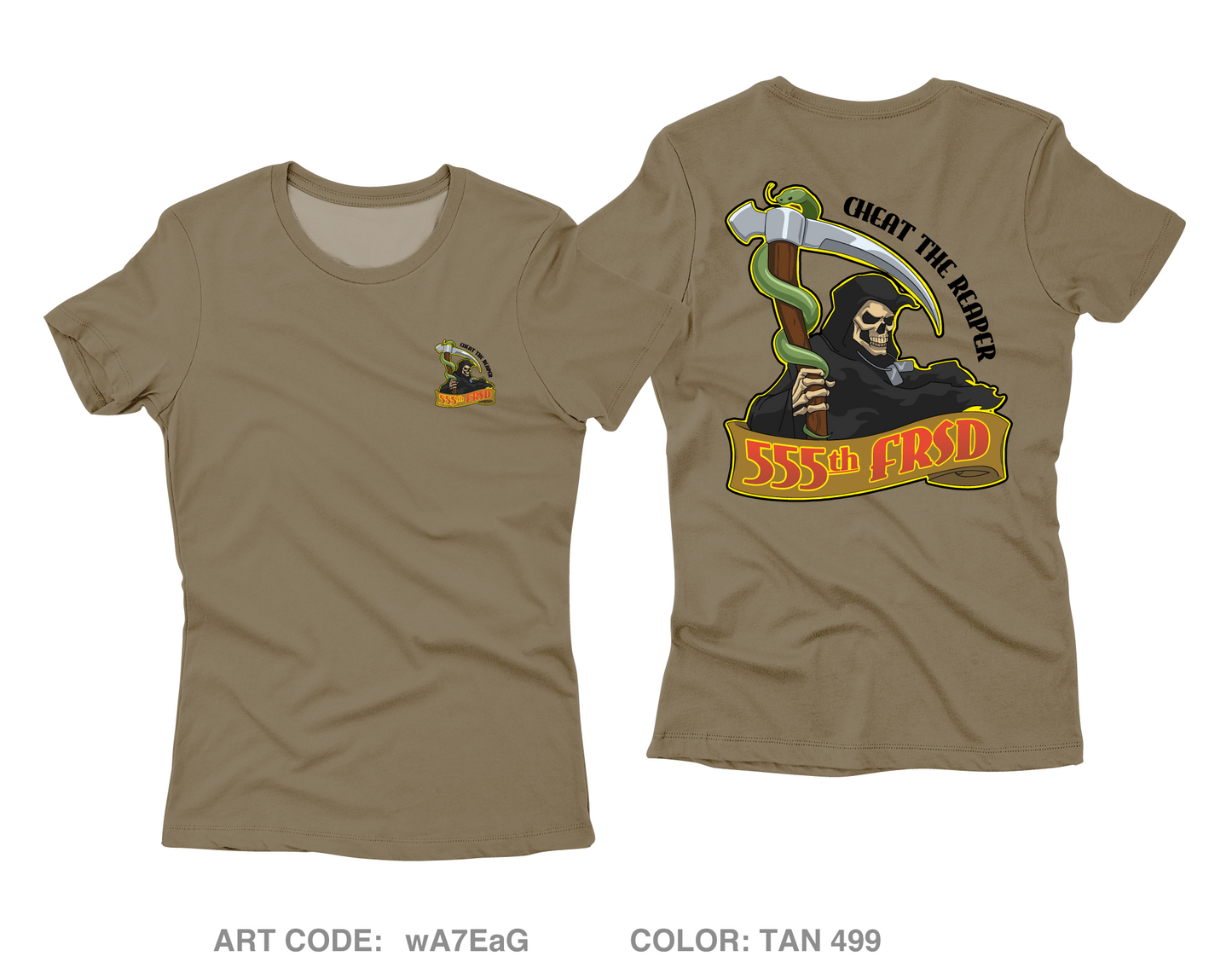555th FRSD Core Women's SS Performance Tee - wA7EaG