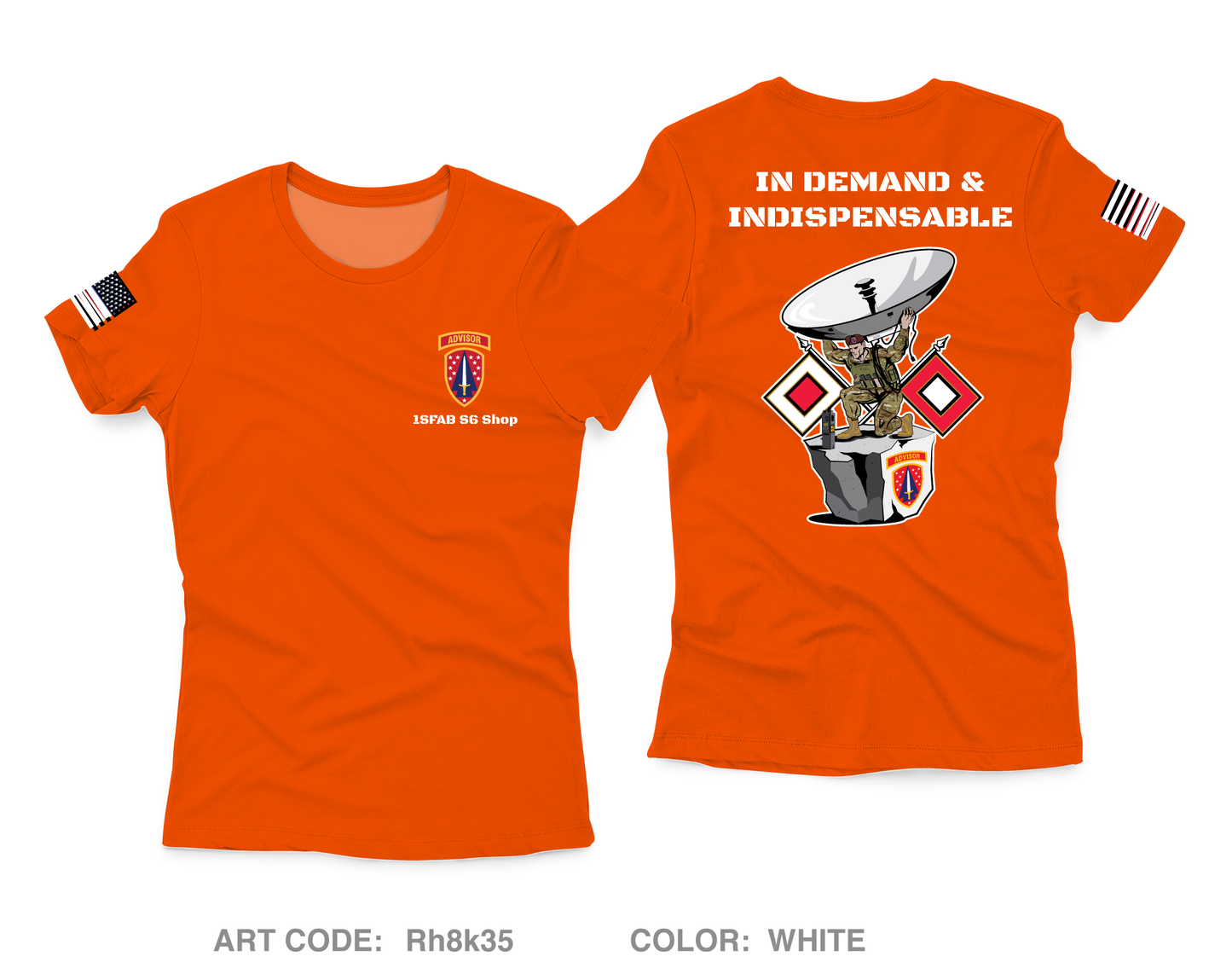 HHC, 2BN, 1SFAB Core Women's SS Performance Tee -  Rh8k35