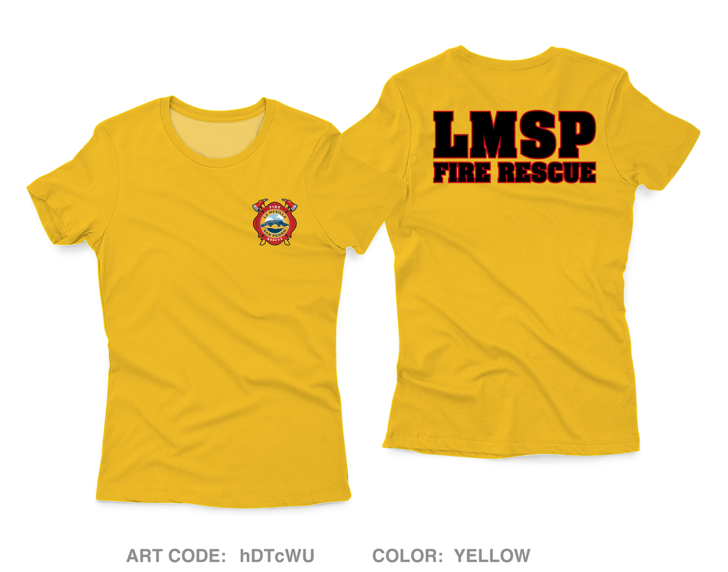 La Mesilla Fire Rescue Core Women's SS Performance Tee - hDTcWU