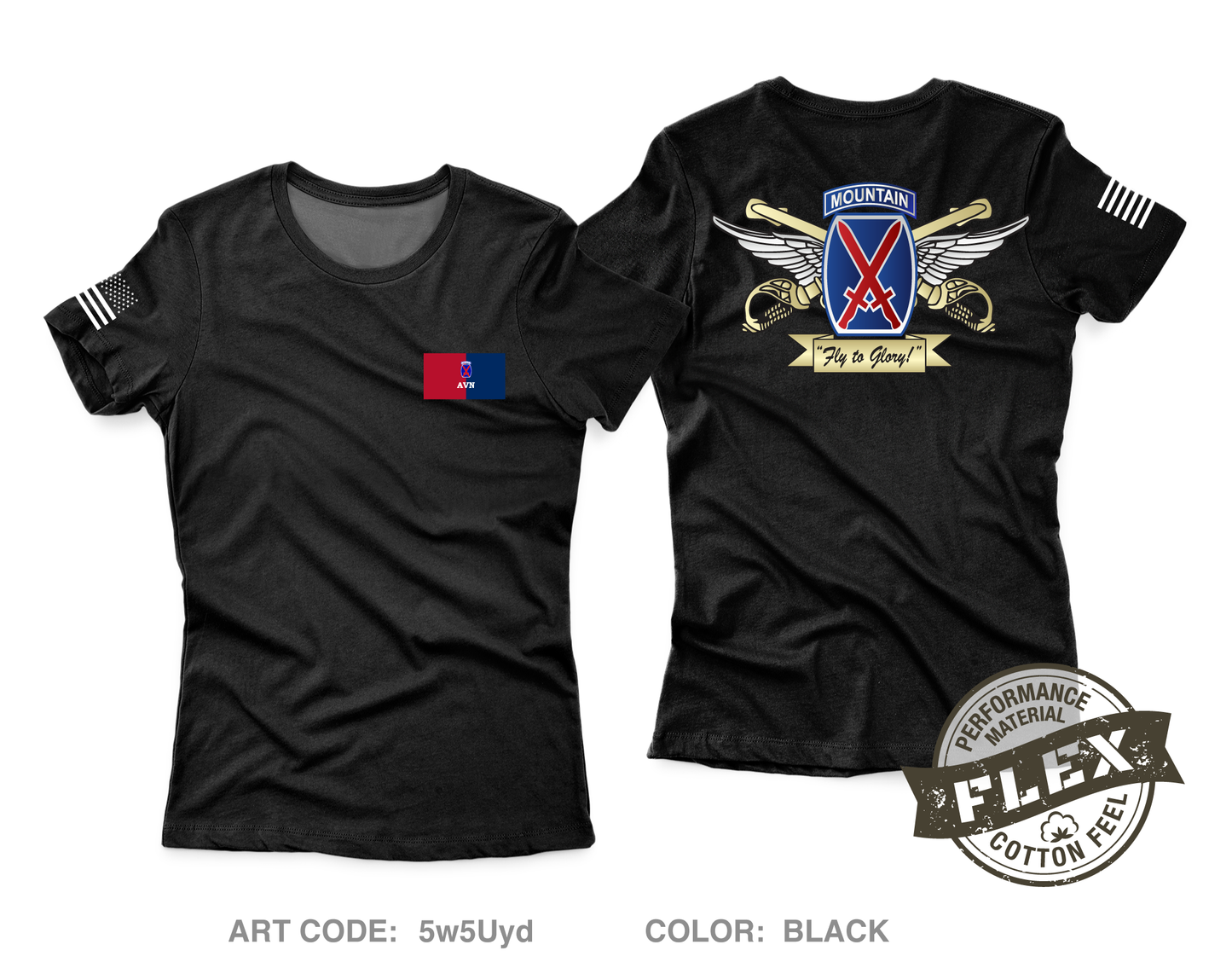 10th Combat Aviation Brigade Fundraising Collection Core Women's SS Flex Performance Tee - 5w5Uyd