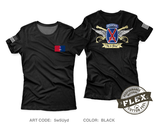 10th Combat Aviation Brigade Fundraising Collection Core Women's SS Flex Performance Tee - 5w5Uyd