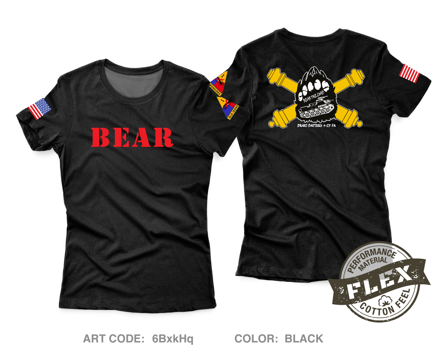 Bear BTRY 4-27 FA Core Women's SS Flex Performance Tee - 6BxkHq