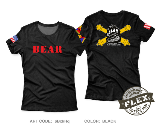 Bear BTRY 4-27 FA Core Women's SS Flex Performance Tee - 6BxkHq